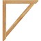 Ekena Millwork Traditional Slat Rough Sawn Bracket, Western Red Cedar, 4"W x 42"D x 48"H BKT04X42X48TRA06RWR - alternate 2